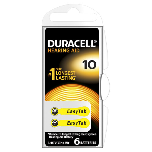 Duracell Duracell Size 10 Hearing Aid Batteries - 6-Pack