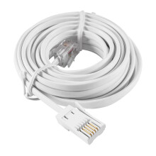 1 Pcs 5-Meter BT to RJ11Cable, Telephone Cable PhoneCable for Landline ADSL Modem Cable, BT Telephone to RJ11Cable for Landline, Router, ADSL Broadba
