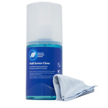 AF Multi-Screen Clene- Screen Cleaning Pump Spray with Micro Fibre Cloth - 200ml for Mobile Phones, TV's, Laptops, Monitors, LED, LCD, Plasma & Table