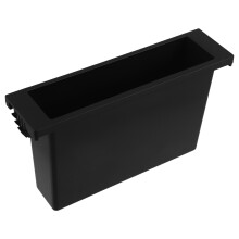 4Pièces Support Radio Plastique Noir Rangement Tidy Din