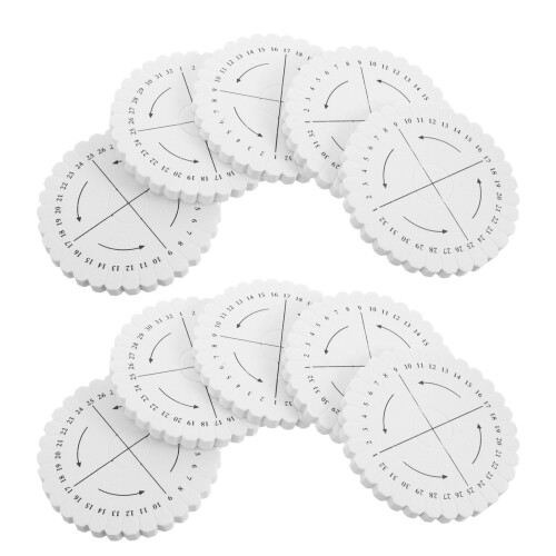 80Pièces Support Tressage Rond Eva Pour Bracelets DIY Perles 2