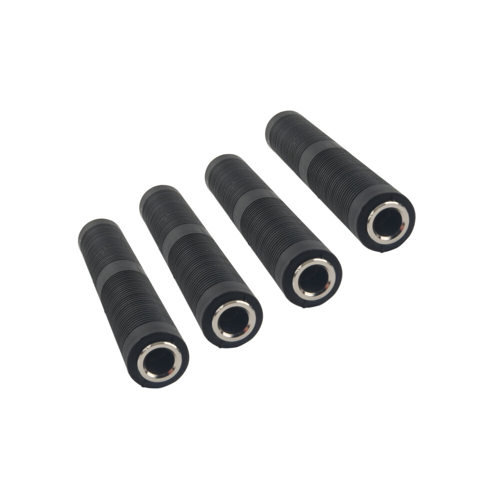 Devinal 4-Pack 1/4 Inch 6.35Mm Trs/Ts Female To Female Coupler Stereo Adapter Joiner, Audio Jack Gender Changer Connectors For Instrument Extension 56967173