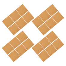 48Pièces Tuiles Liège Auto-Adhésives Déco Protection Tables