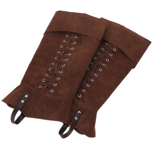 3Paires Bottes Décoratives Cuir Médiéval Pour Costume 1