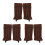 3Paires Bottes Décoratives Cuir Médiéval Pour Costume 7