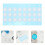 400Pièces Membranes Ventilées Blanches Eptfe Disques Filtre Labo 11