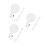 15Pièces Planches Effaçables Blanches Double Face Robustes Bois 4