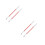 4Pièces Réparation Instruments À Vent Et Double Tête Rouge 5