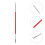 4Pièces Réparation Instruments À Vent Et Double Tête Rouge 11