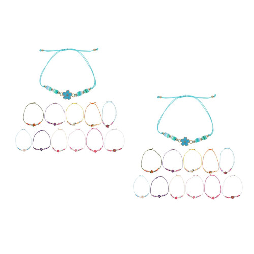 24Pièces Bracelets En Polymère - Kit Coloré 2