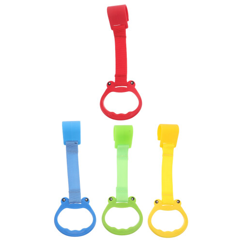 12Pièces Anneaux D'assistance Bébé Nylon PVC Stable Multi Couleur 1