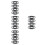 16Pcs Computer Chair Fasteners Black Stable Backrest Repair Clip Set 9
