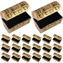 96Pièces Coffrets Dorés Vintage En Plastique Pour Jouets