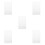 5Pcs Clear Acrylic Planner Binder Covers Reusable Notebook Shells 7