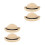 4Pcs Tiny Straw Hats for Dolls Lightweight Craft Decorations 7