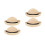 4Pcs Tiny Straw Hats for Dolls Lightweight Craft Decorations 10
