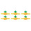 6Pcs Pineapple Craft Organizer Soft Wrist Cushion Sewing Needle Holder 10