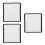 3Pcs ABS Cabin Air Filter for Car High Efficiency White Automotive Use 8