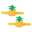 6Pcs Pineapple Craft Organizer Soft Wrist Cushion Sewing Needle Holder 2