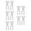 50Pcs Cooker Lid Seal Ring Rubber Overpressure Plug 4