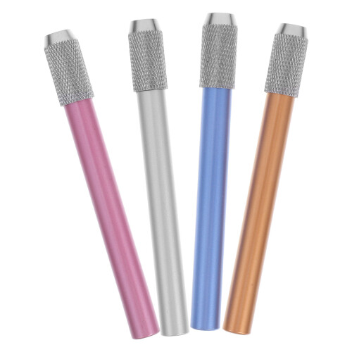 12Pcs Adjustable Metal Pencil Holders for School Art and Office Use