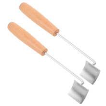 8Pcs Stainless Steel Corn with Wood Handle for Home Kitchen Use