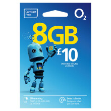 O2 SIM Card UK & EUROPE PREPAID PAYG 10 Bundle 8GB data, unlimited minutes & texts