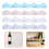 8Pcs Plastic Can Organizer for Pantry Fridge Storage Rack 10