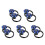 5Pairs Motorcycle Front Fork Cups Alloy Plastic Multi Night Safety 10