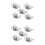 10Pcs Compact Stainless Steel Finger Protectors Kitchen Safety Tool 7
