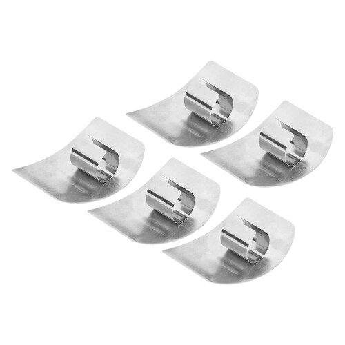 10Pcs Compact Stainless Steel Finger Protectors Kitchen Safety Tool 1