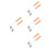 8Pcs Stainless Steel Corn with Wood Handle for Home Kitchen Use 10