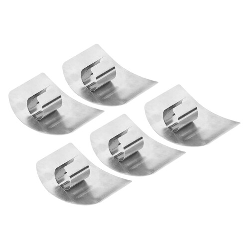 10Pcs Compact Stainless Steel Finger Protectors Kitchen Safety Tool 2