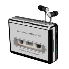 Reshow Cassette Player - Portable Cassette Player That Records MP3 Audio Music via USB - Converts Cassettes to iPod - Compatible with Laptops and PCs