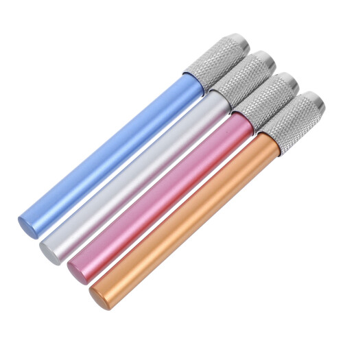 12Pcs Adjustable Metal Pencil Holders for School Art and Office Use 2