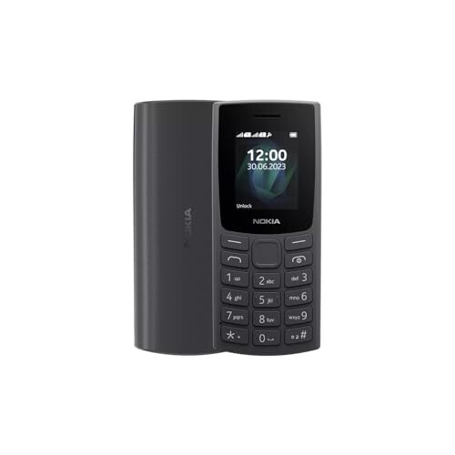 Nokia Nokia 105 SIM-Free Mobile Phone, Black 1