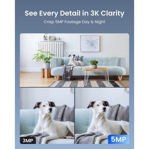 Reolink E1 Pro Indoor Camera 5MP, Pet Camera, WiFi Camera for Home Security 1