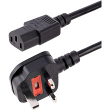 3 Prong Universal AC Power Cord, Adapter Cord For Power Supply, 3 Prong Power Cable,Kettle Lead,Main Cable Uses For Laptop Charger, PC, Monitor, Prin