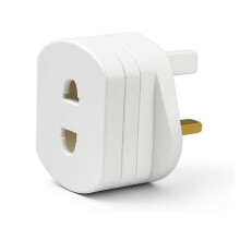 Toothbrush Adaptor Plug UK Charger Shaver Socket 2 Pin to 3 Pin Electric Converter Bathroom Two to Three Prong Charging Tooth Brush Razor Plugs Elect