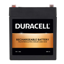 Duracell Original DR5-12 Valve Regulated Lead Battery - 12V | 5Ah - Replaces NP5-12 | NP5-12T | LSLA5-12 | HSC12-5 | LP12-5.0
