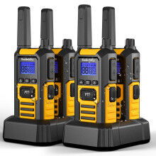 Radioddity HD-1 IP67 Heavy Duty Walkie Talkie, 2400mAh Battery, Long Range