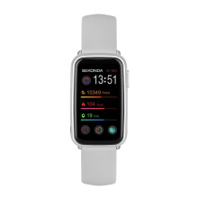 Sekonda Track Unisex 26mm Smartwatch Watch With Grey Case And Silicone Strap With LCD Dial