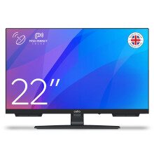 Cello 22 inch LED TV C2224SH with Freeview & Satellite, Easy Setup Mains Powered, Non-Smart, USB Record from Live TV, Frameless Style, Pitch Perfect