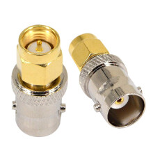 Boobrie SMA to BNC Adapter SMA Male to BNC Female Adapter Baofeng Radio Connector for RF Antennas, Wireless LAN Peripherals, Coaxial Cable, Wireless,