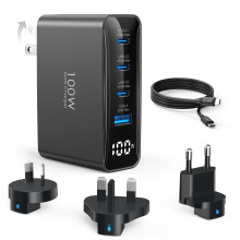 100W USB C International Travel Adapter, 4-Ports F