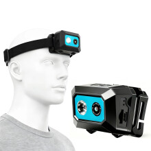 KIMISS Head Camera For Horse Riding, Super HD 1080p Equestrian Helmet Camera, Waterproof Head Mounted Action Cam, Video Camcorder DV Sports DVR Recor
