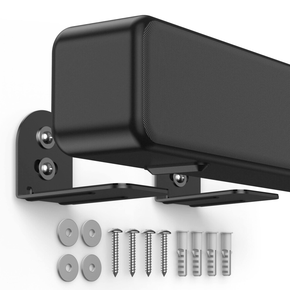 Homemount Universal Soundbar Wall Mount - Adjustable Shelf Bracket For Fire Tv, Samsung, Tcl, Lg, Vizio, Polk, Klipsch, Insignia, Jbl, Sony Soundbar 5000112586374