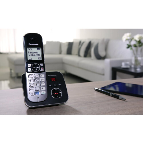 Panasonic Panasonic KX-TG6822EB Twin DECT Cordless Telephone Set with Answer Machine 2