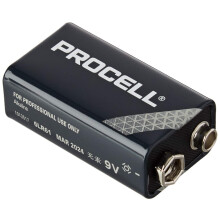 Duracell MN2400/10 Procell 9V Battery (Pack of 10), Black, 3.5 cm*13.0 cm*5.0 cm