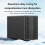Dual Bay Shell Heat Dissipation 3.5 USB External Dual Hard Drive Enclosure  Array Box with  EU Plug 6